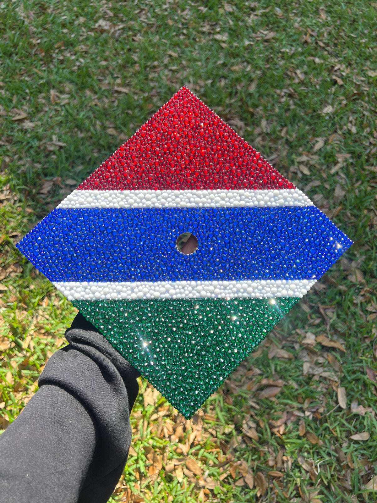 Gambian Flag Cap Topper