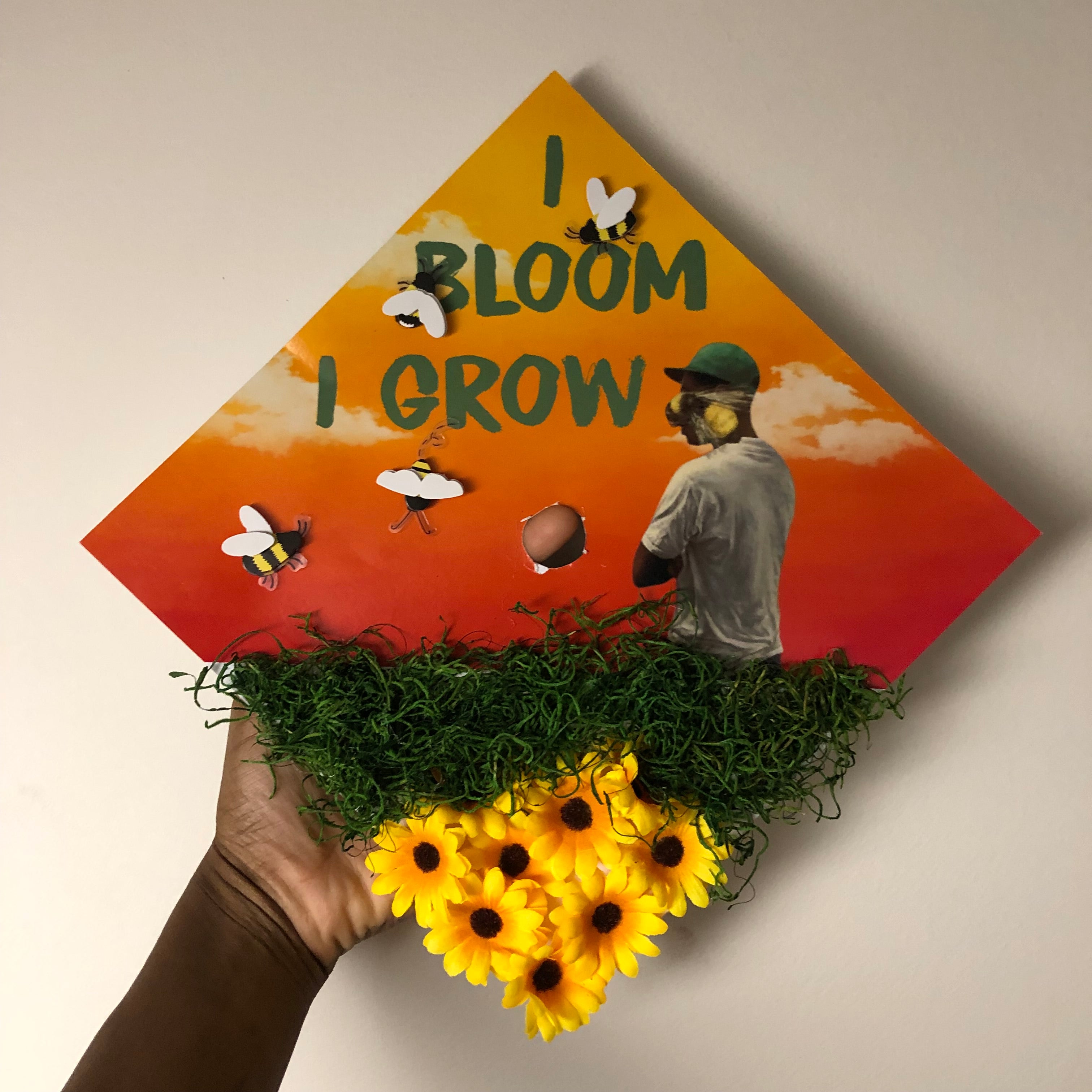 Flower Boy Graduation Cap Topper – DreamToppers