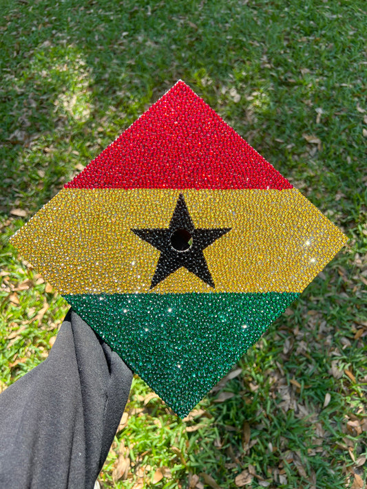 Ghanaian Flag Cap Topper